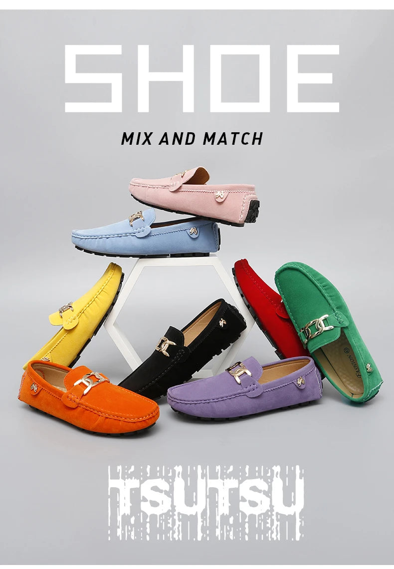 Mocassins décontractés élégants à enfiler pour hommes