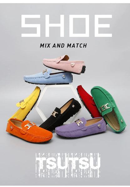 Mocassins décontractés élégants à enfiler pour hommes