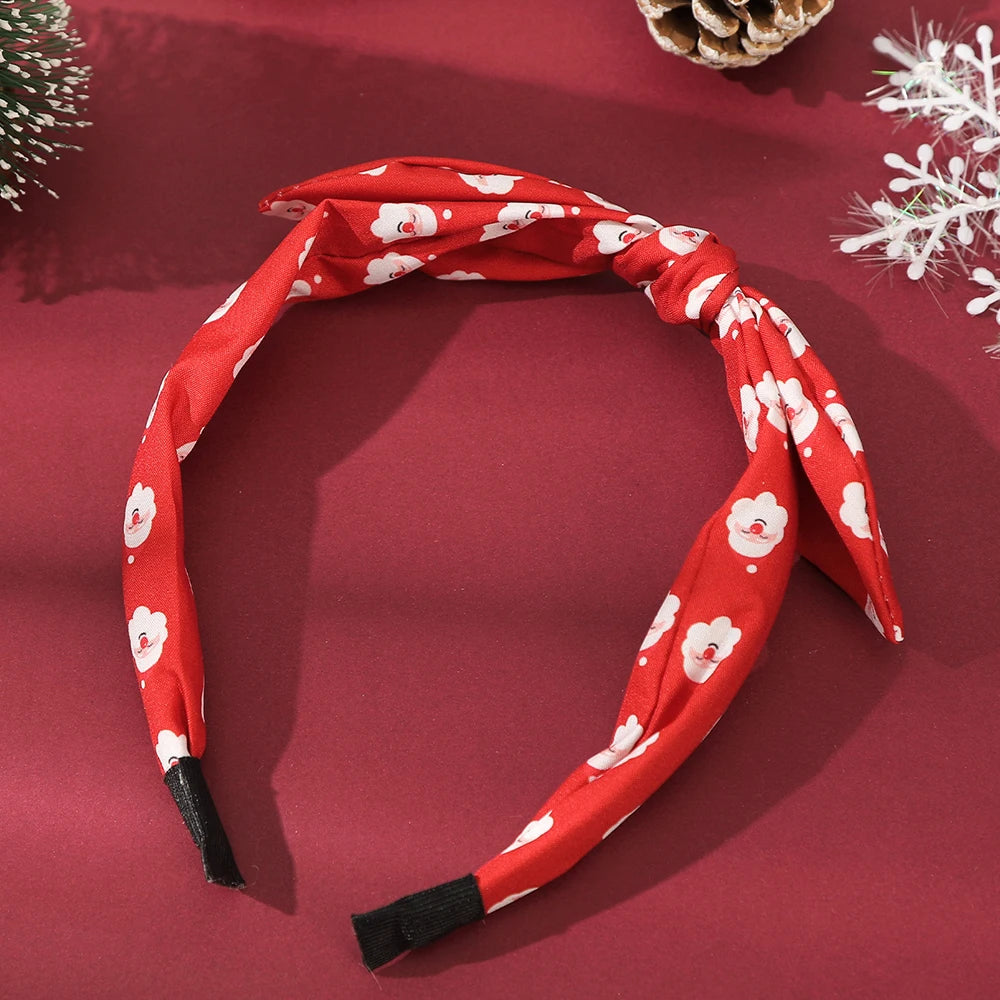 Christmas Snowflake Bowknot Hairbands