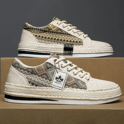 Breathable Men's Canvas Footwear