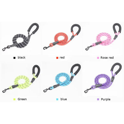 Reflective Padded Handle Pet Leash