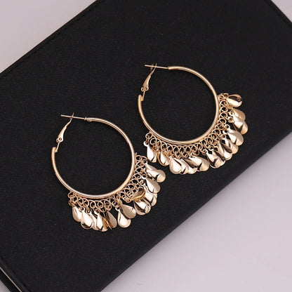 Geometric Round Women's Earrings