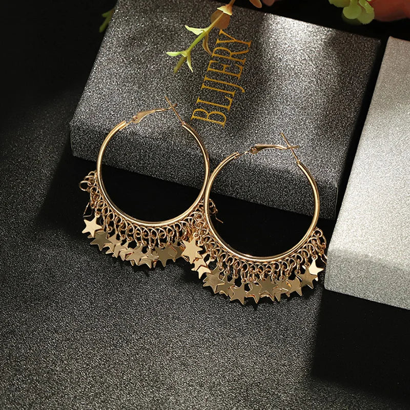 Geometric Round Women's Earrings