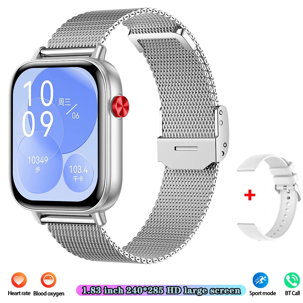 Unisex HD Touch Screen Sports Fitness Tracker Bluetooth Call Smartwatches