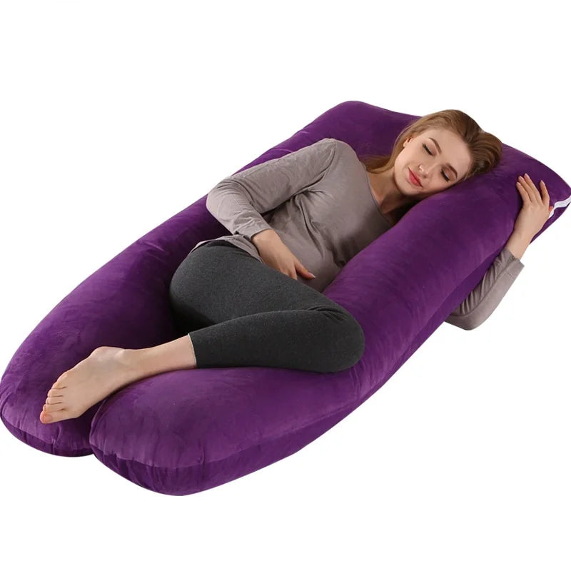 Fleece Soft Pregnancy Sleeping Pillow