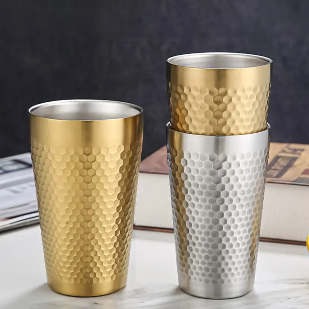 Double-Wall Stainless Steel Beer Cups