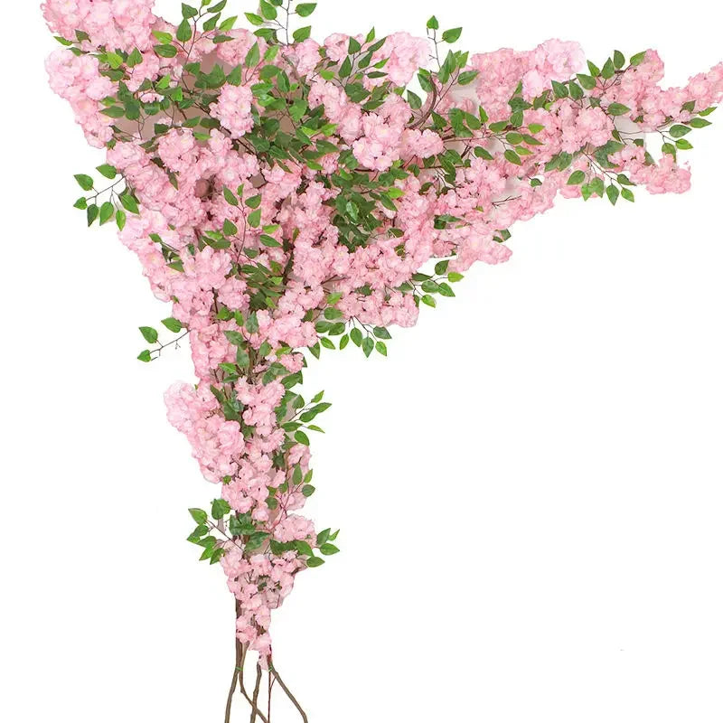 Fake Cherry Tree Rattan for Wedding Décor