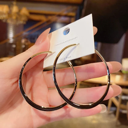 Geometric Round Women's Earrings