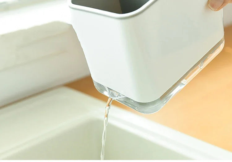 Kitchen Spoon Chopstick Storage Dish Drying Basket Rack