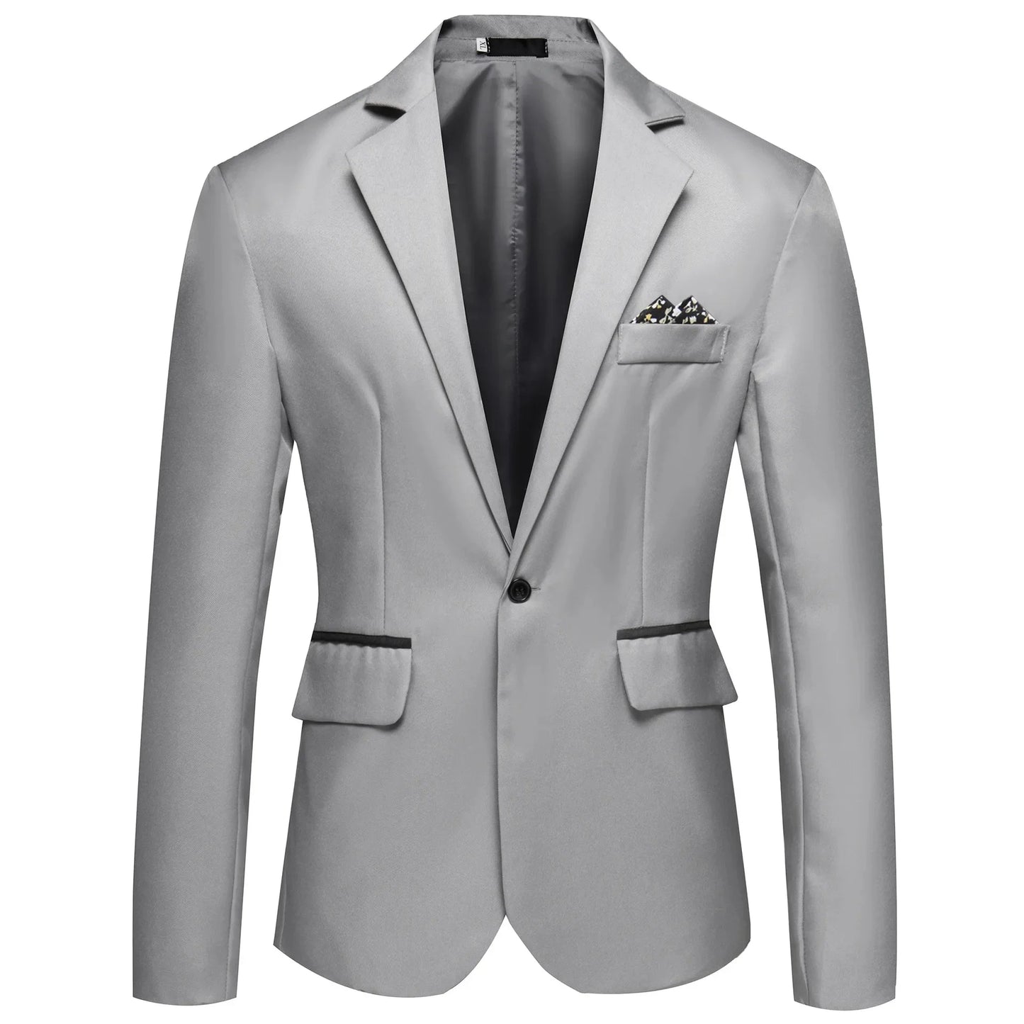 Men's Single Buttons Formal Business Suit Blazer