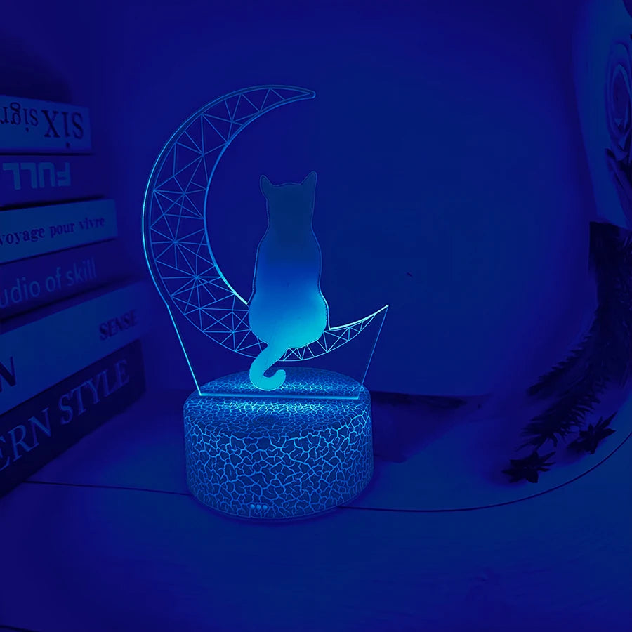 Romantic 3D Touch LED Night Light