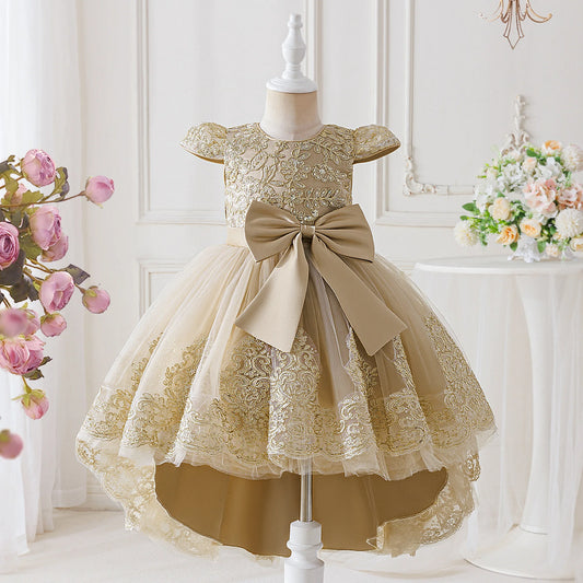 Robe d'anniversaire bébé fille - Robe nouveau-né bébé fille