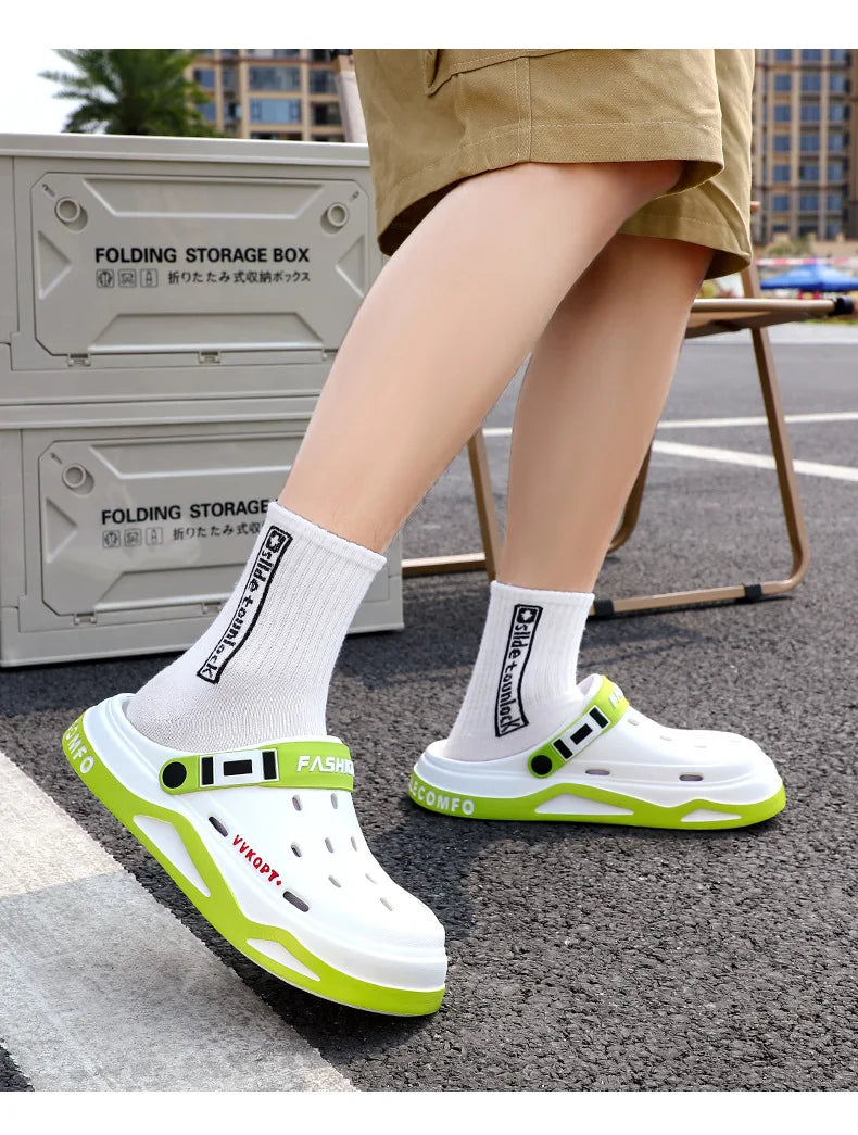 Men's Beach Wear Korean Style Plus Size Slippers