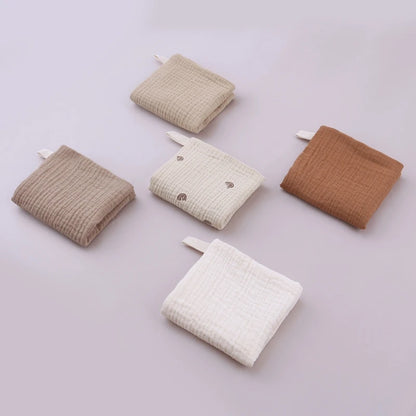 5PCS Cotton Absorbent Gauze Baby Washcloths