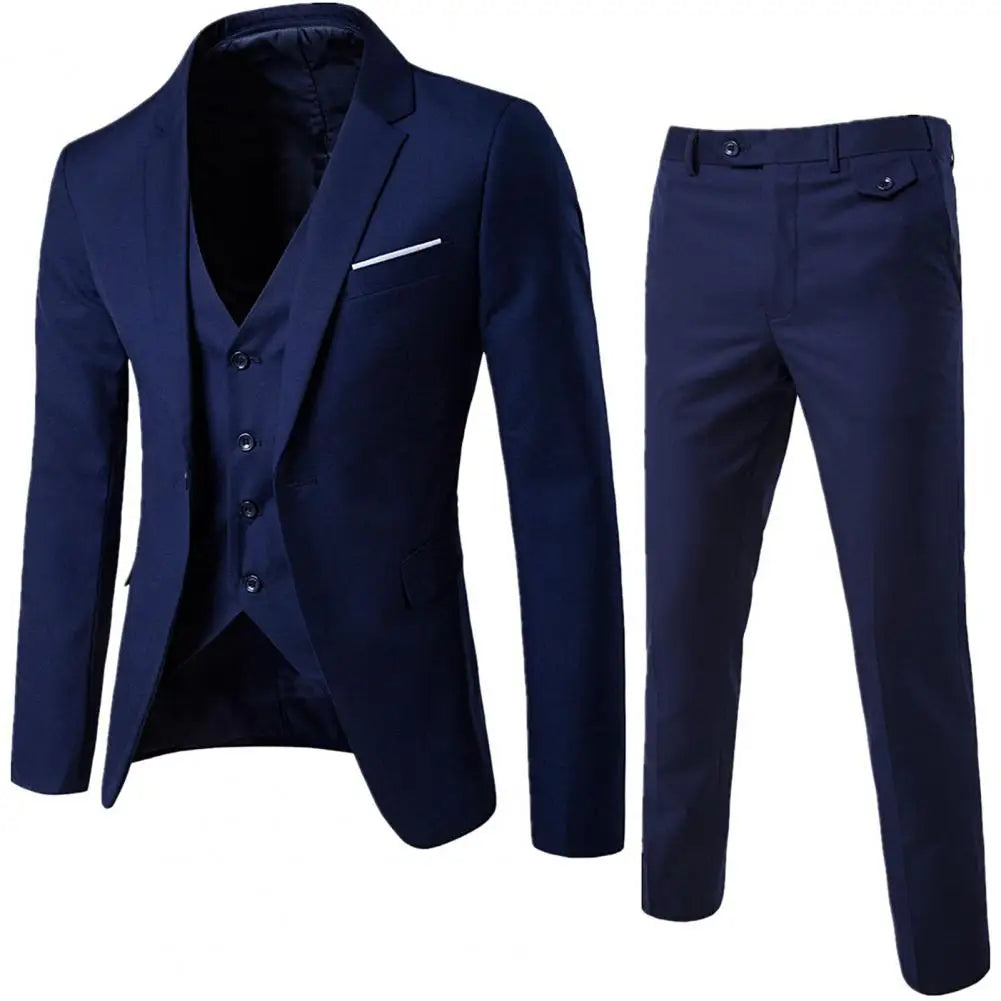 Costume de mariage pour hommes, ensemble de blazers 3 pièces