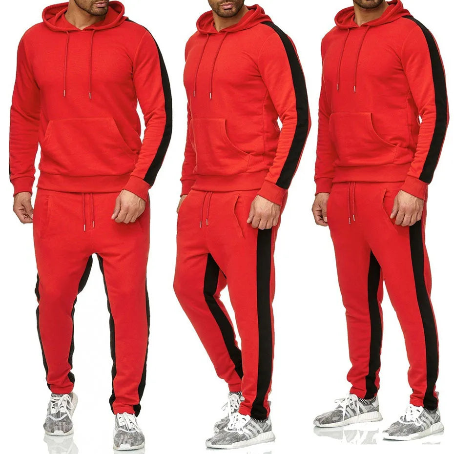 Men's 2 Piece Long Sleeve Tracksuit