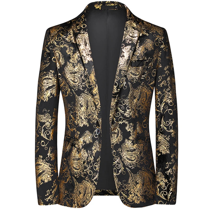 blazer printed for men