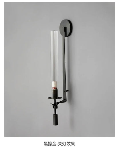 Applique murale LED moderne en verre nordique 