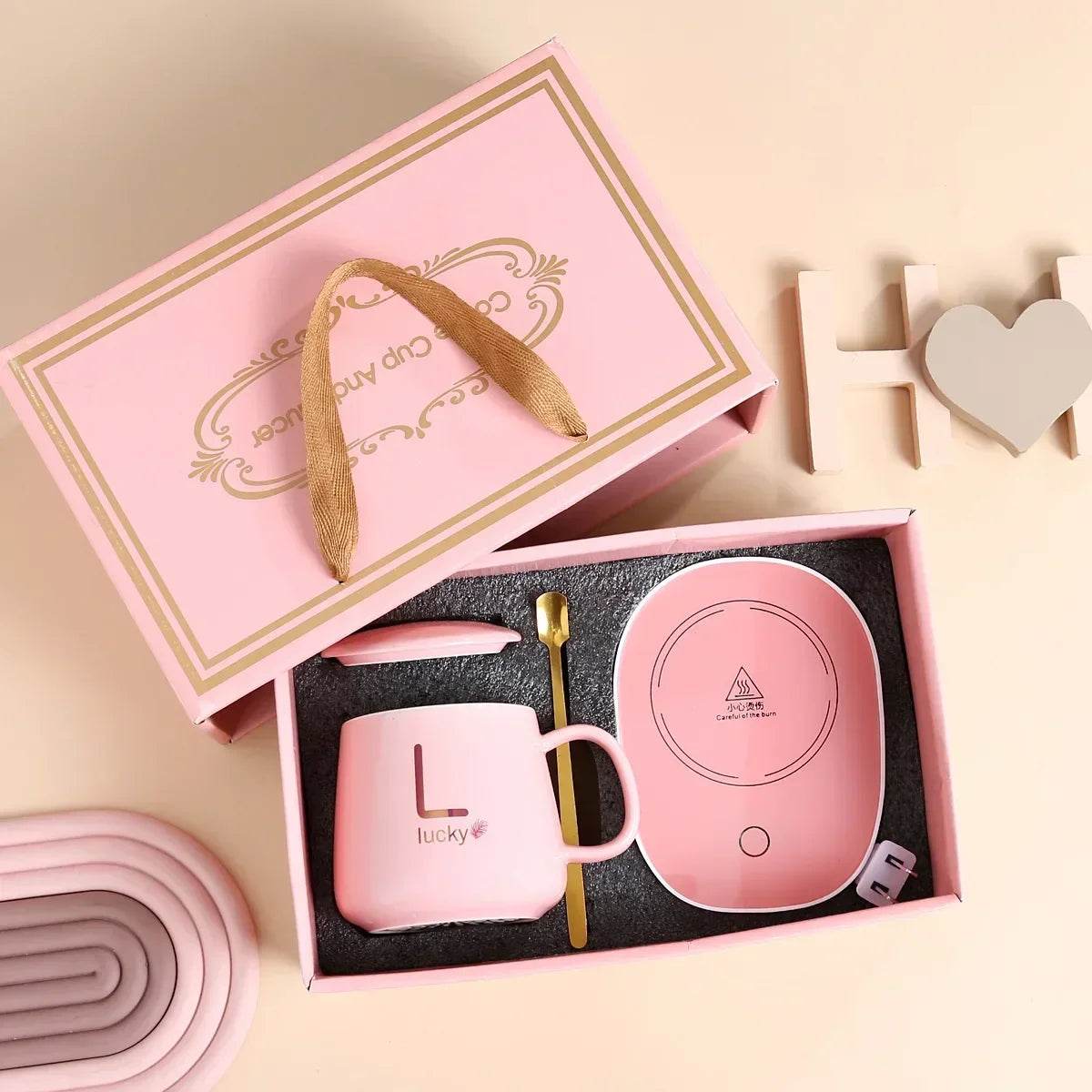 Coffret cadeau tasse en céramique pour joli couple