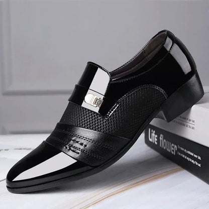 Herren Business-Loafer aus PU-Leder