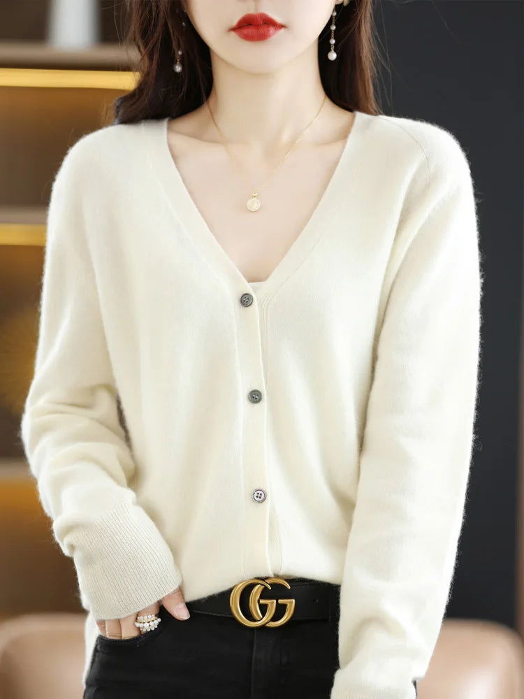 womens v neck cardigan
