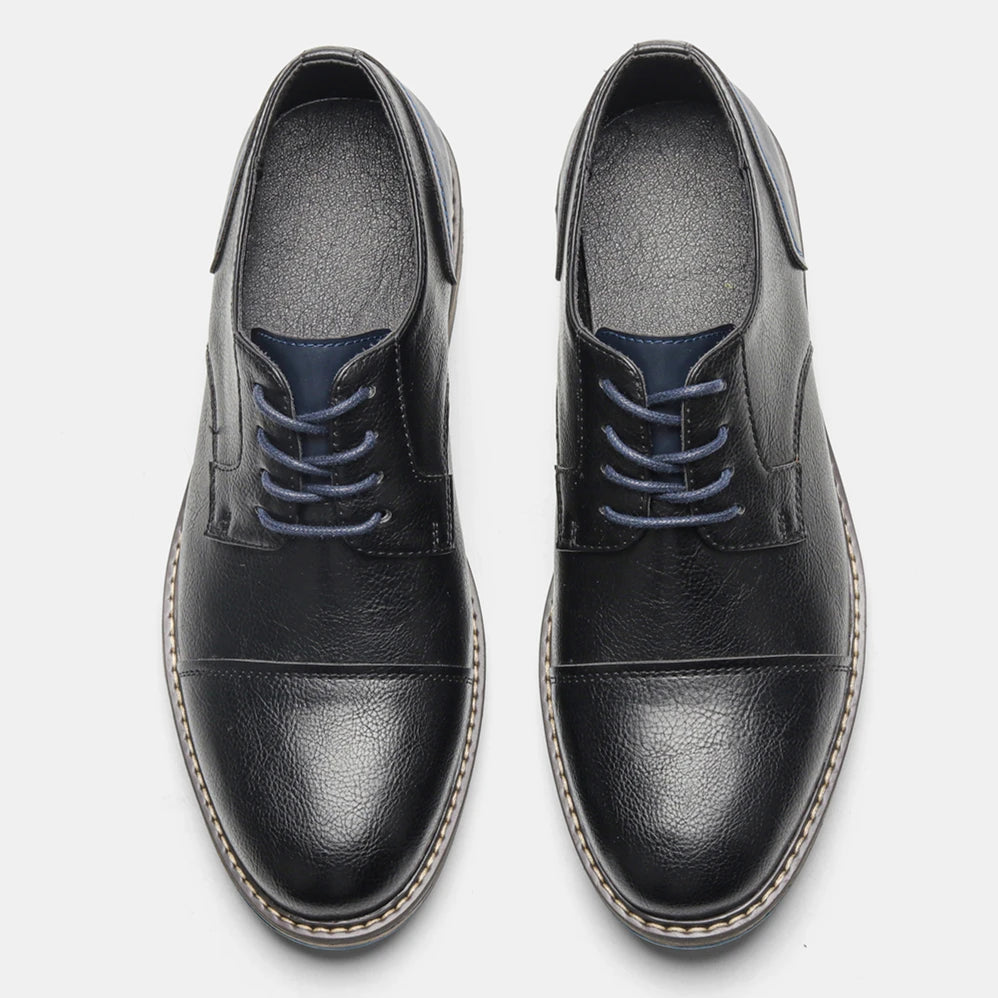 Chaussures derby décontractées en cuir pour hommes