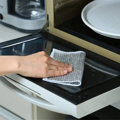 Stainless Steel Wire Kitchen Dishwashing Towel