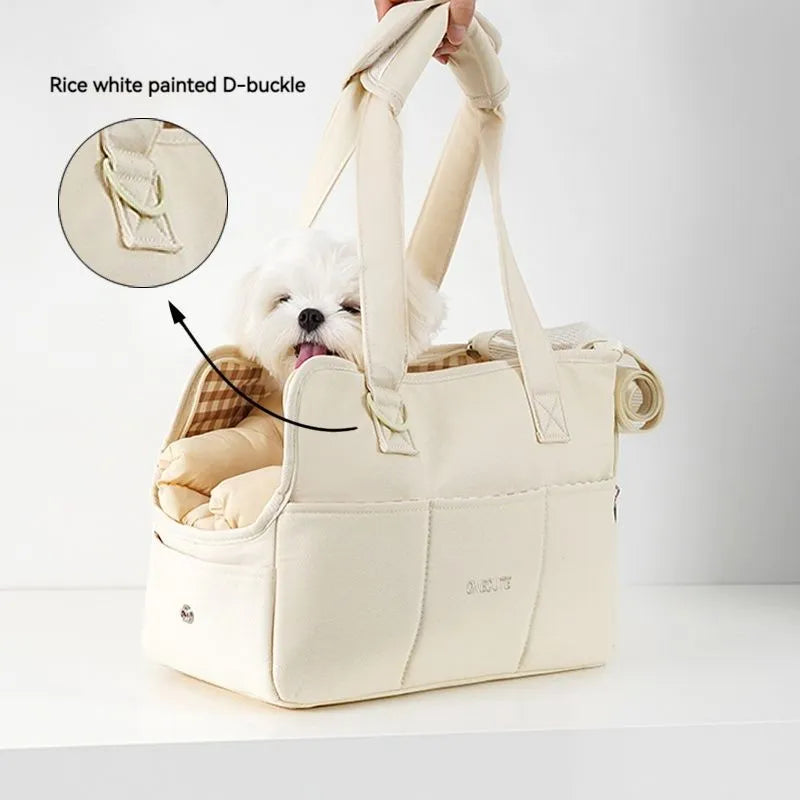 Sac à bandoulière portable pour chien de petite race