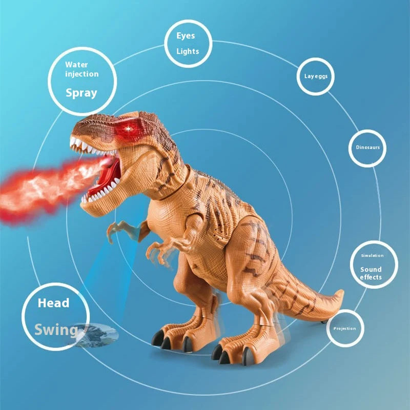 Grand dinosaure robotisé électrique qui marche