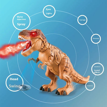 Grand dinosaure robotisé électrique qui marche
