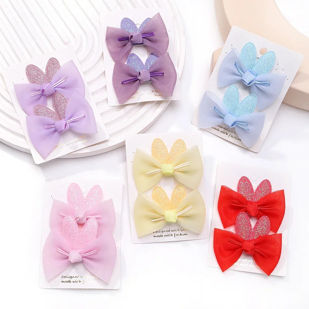 Soft Cotton Baby Mini Hair Bows