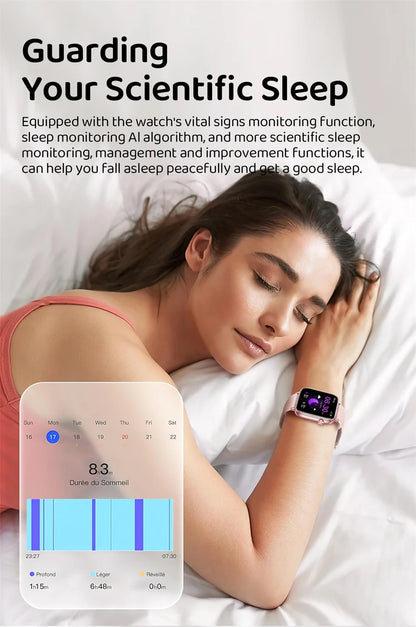 Unisex HD Touch Screen Sports Fitness Tracker Bluetooth Call Smartwatches