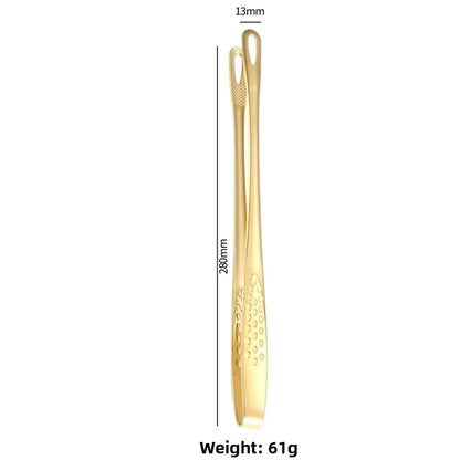 Long Handle Non-Slip Stainless Steel BBQ Tongs