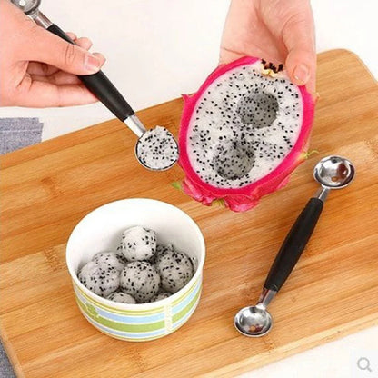 Stainless Steel Double-End Fruit Spoon