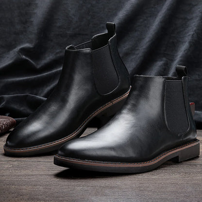 Bottines Chelsea en cuir élégantes pour hommes