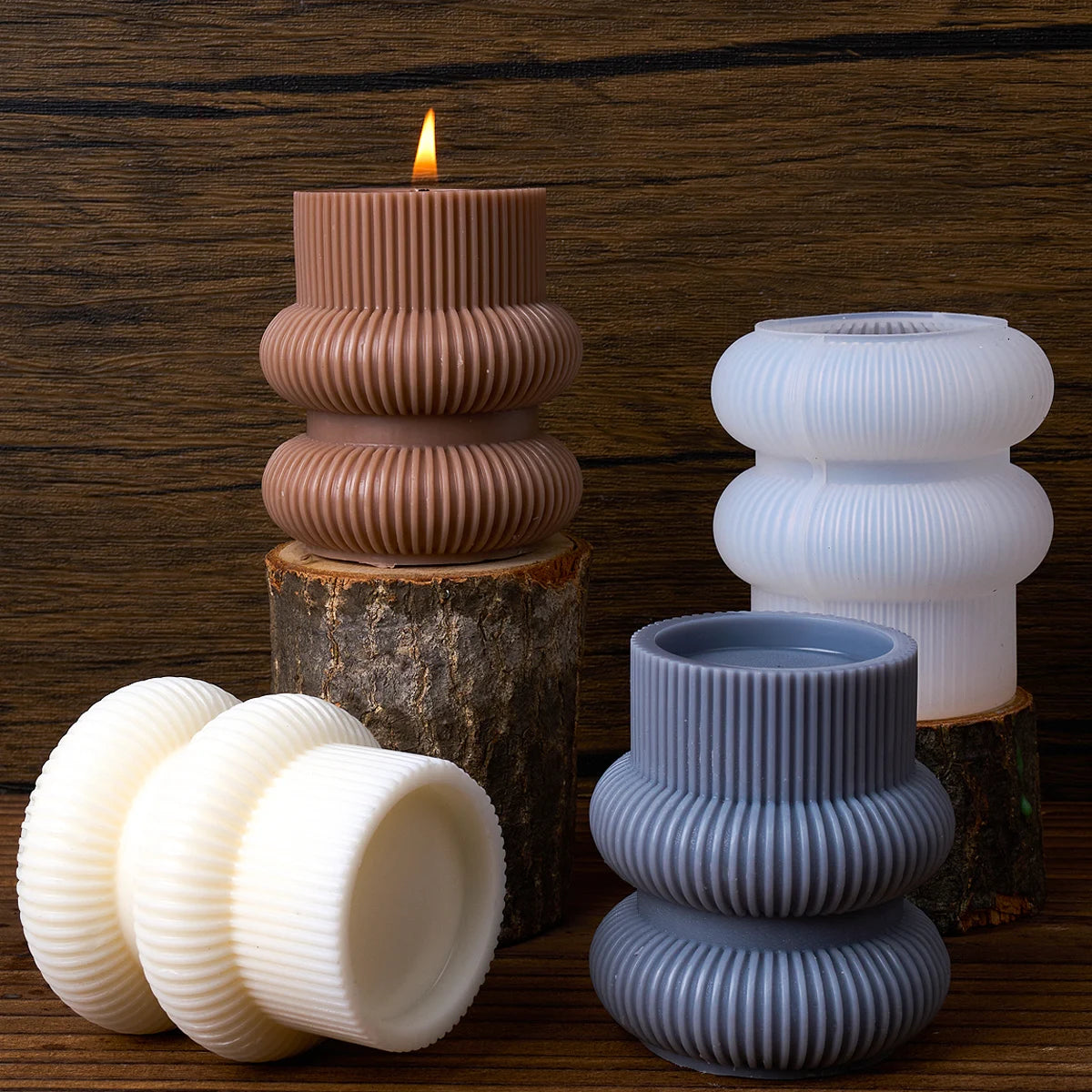 Chandelier rond en Silicone, artisanat de bricolage, décoration de la maison