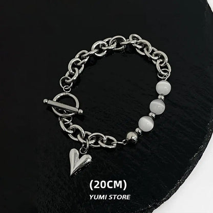 European Sterling Silver Couple Bracelets