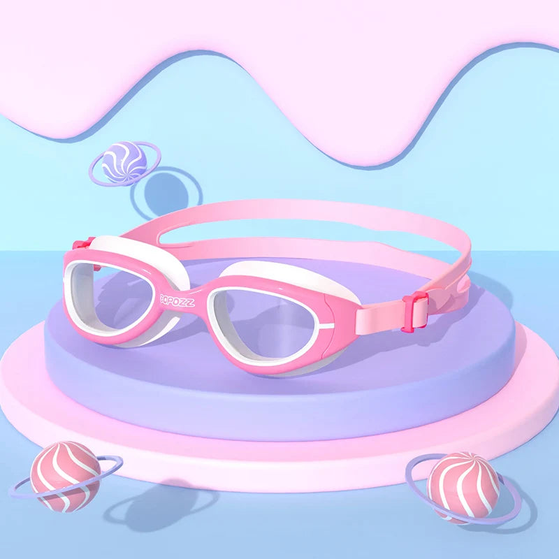 Lunettes de natation étanches et antibuée pour enfants