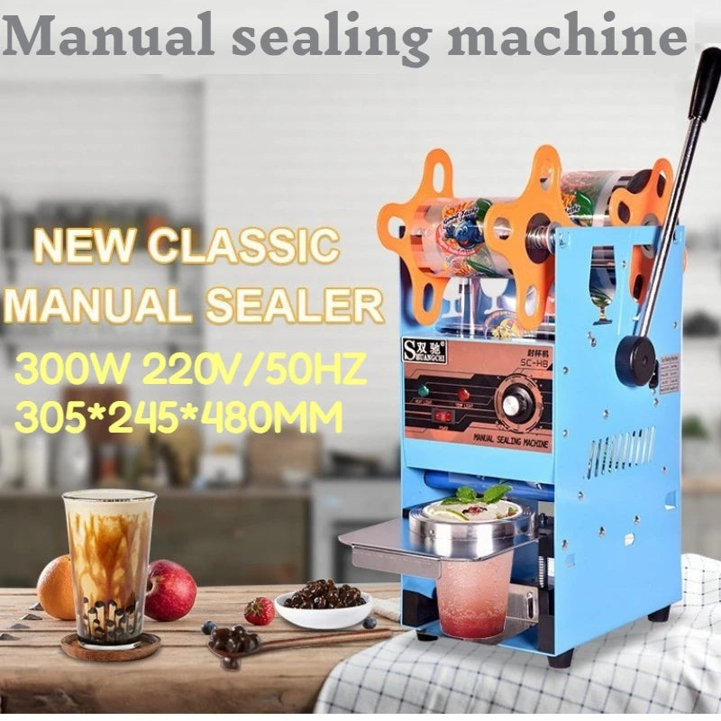 Machine semi-automatique de scellage de gobelets - Scelleuse de gobelets électrique 