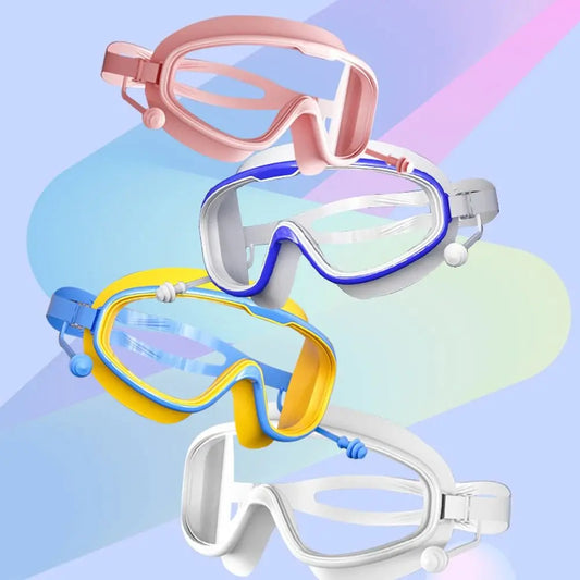 Wide View Anti-Fog Swimming Goggles