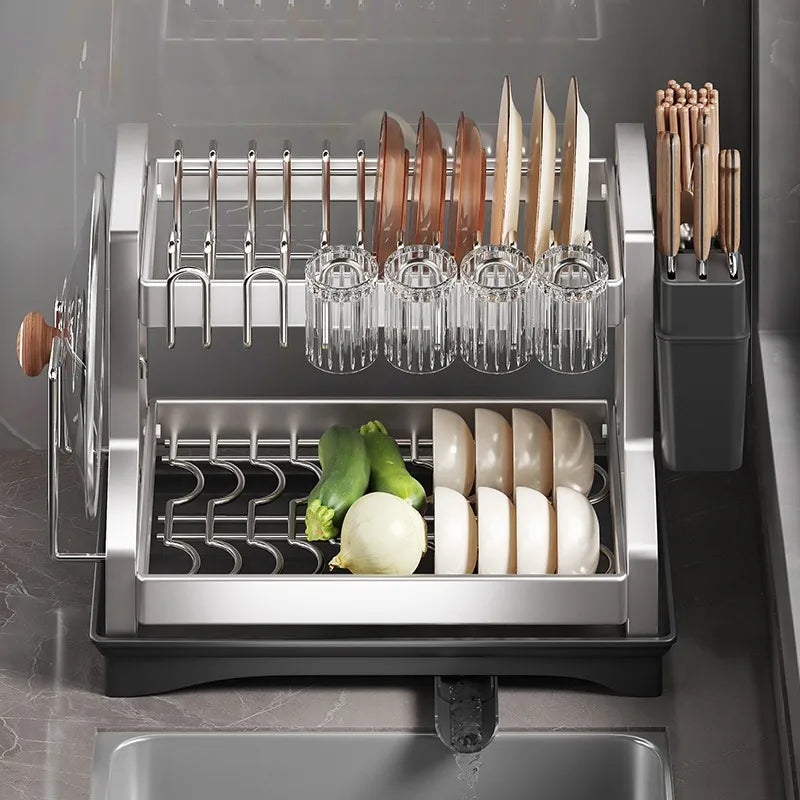 Stainless Steel Kitchen Organizer Shelf
