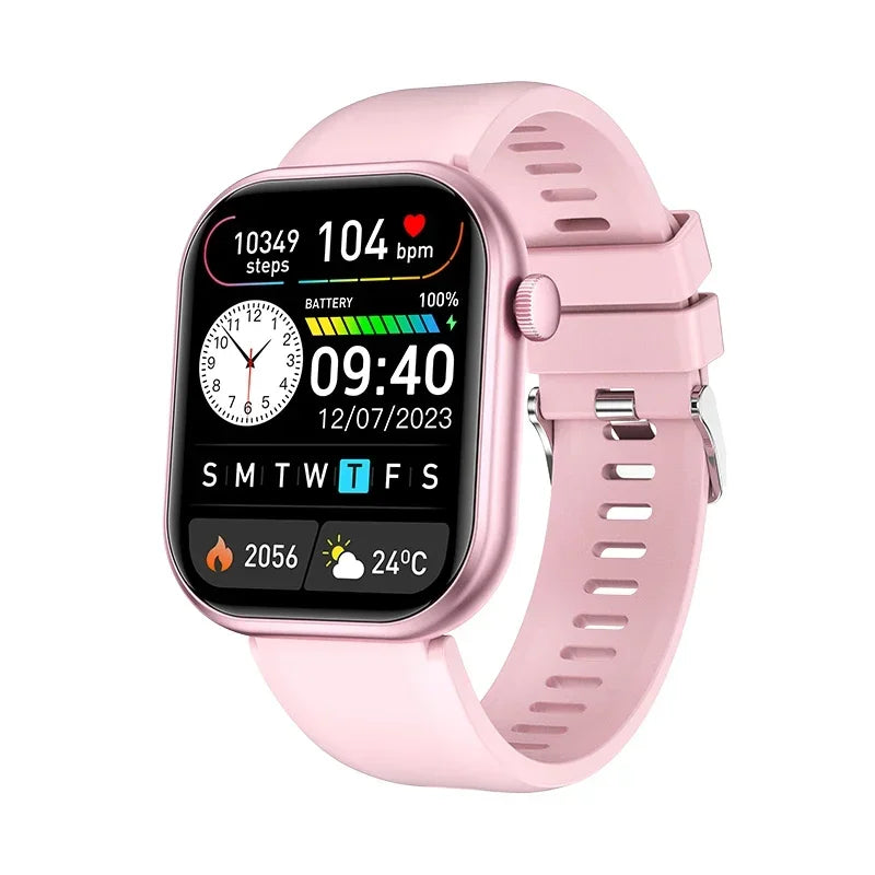 Unisex Bluetooth Fitness Smart Watch with Wireless Charging