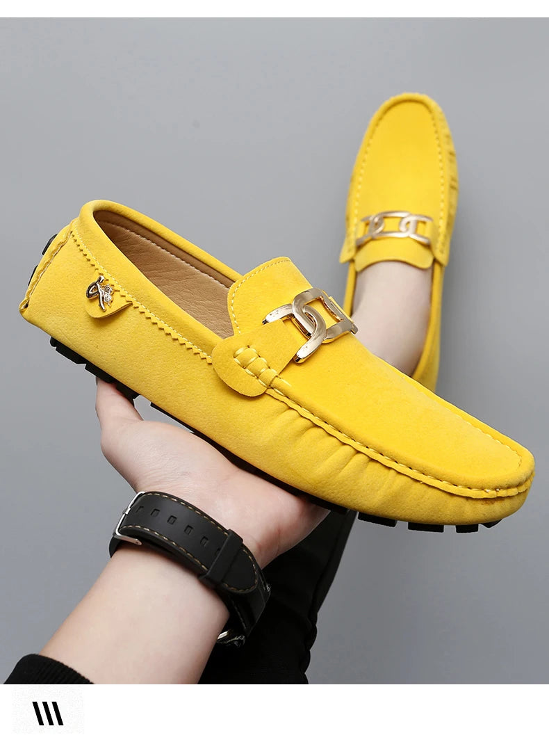 Mocassins décontractés élégants à enfiler pour hommes