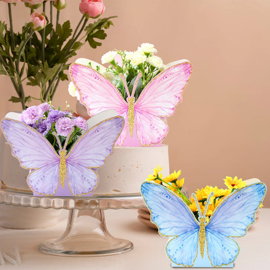 Big 3D Simulation Butterfly Birthday Decoration