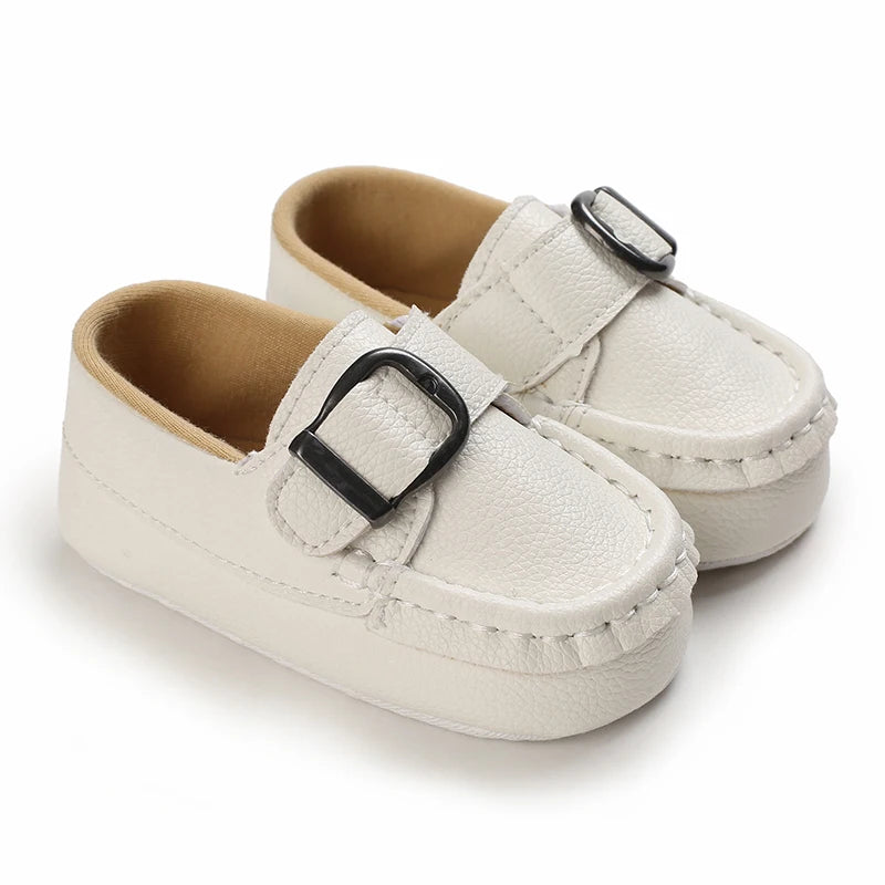 Soft Sole PU Leather Multi-Color Baby Sneakers