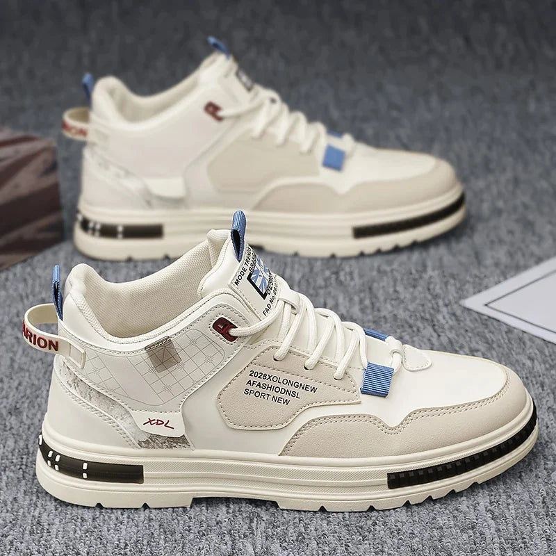 Baskets décontractées à lacets et plateforme