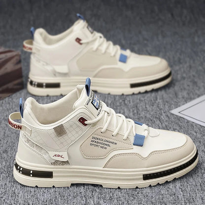 Baskets décontractées à lacets et plateforme