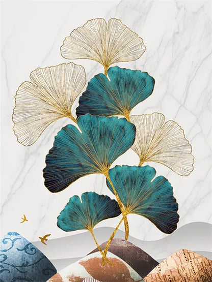 Ginkgo Leaves Painting