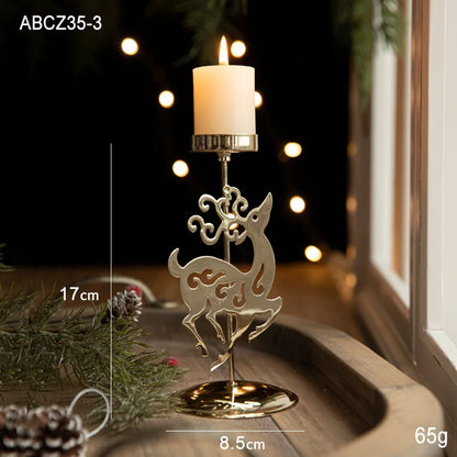 christmas candlestick holder
