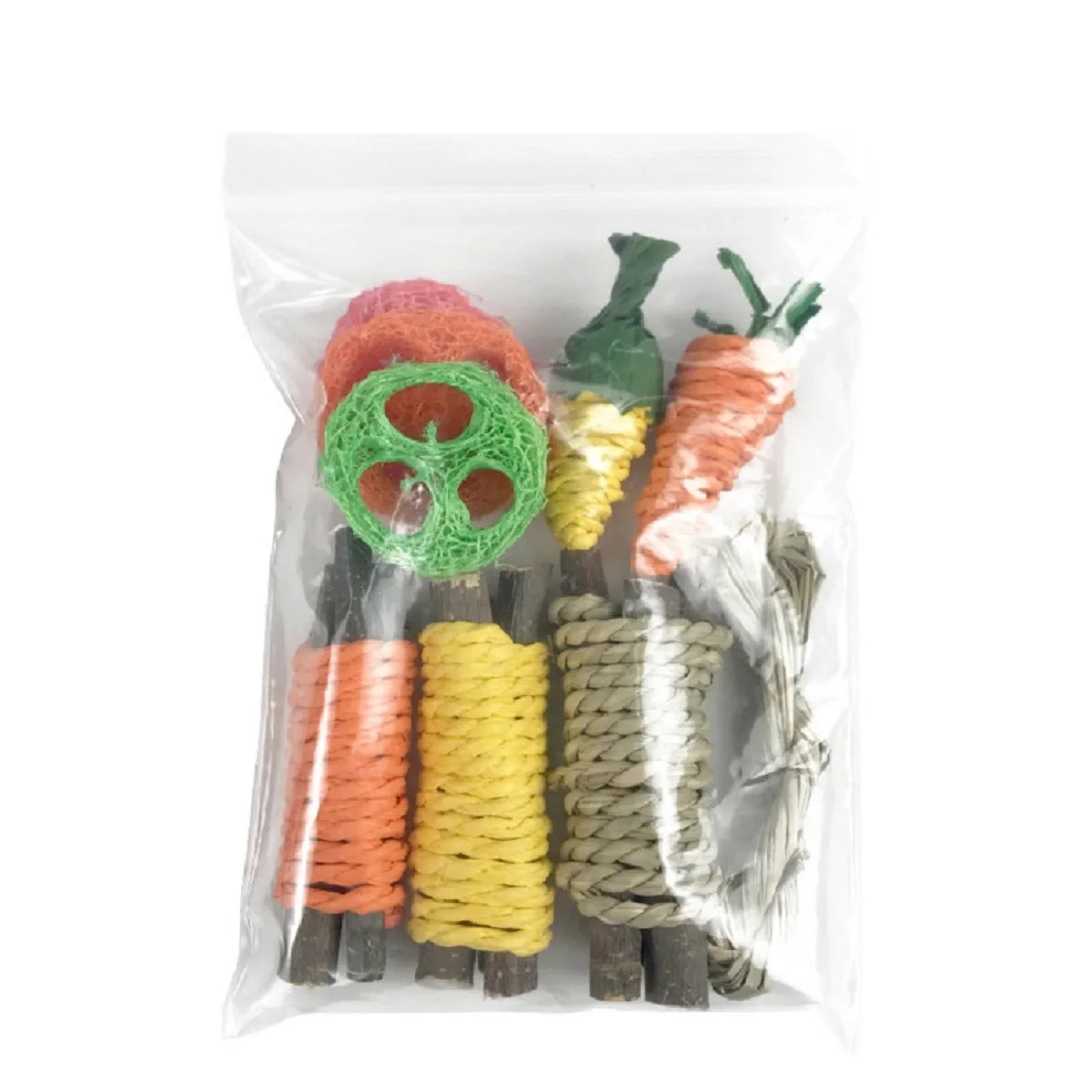 rabbit treats and toys